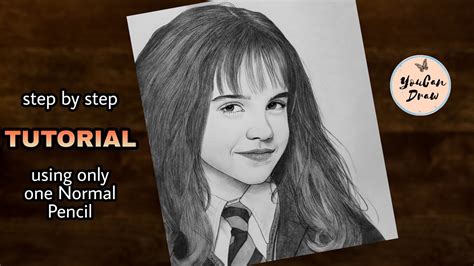 How to draw Hermione Granger step by step - Drawing Tutorial ...