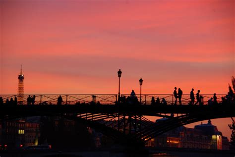 ParisDailyPhoto: Sunset on Pont des Arts