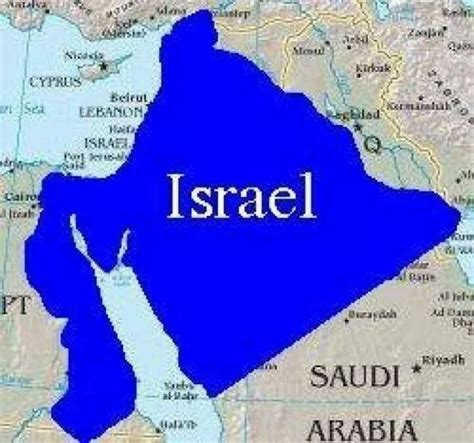 Land God Promised Israel Map