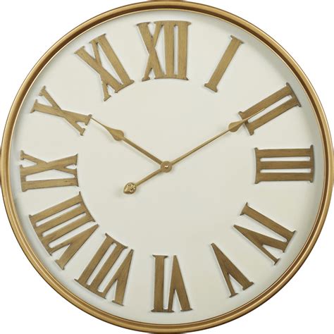 Oversized 27" Roman Numeral Wall Clock | Roman numeral wall clock, Wall ...