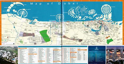 Detailed tourist map of Dubai. Dubai detailed tourist map | Vidiani.com ...