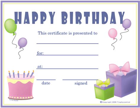 gift certificate templates to print for free 101 activity with ...