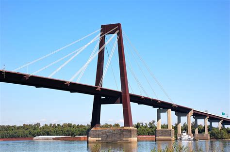 Hale Boggs Bridge between Luling and Destrehan, Louisiana. More info at ...