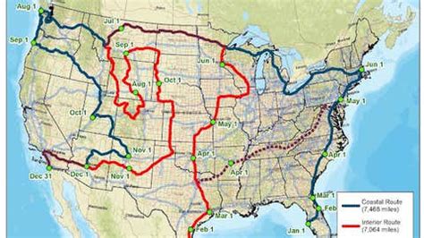 Road Trip Map Shows Travelers How To Follow 70 Degree Temps Throughout ...