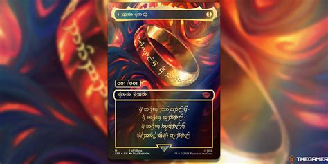 Magic: The Gathering's One Ring Card Now Has A Bounty Of $500,000