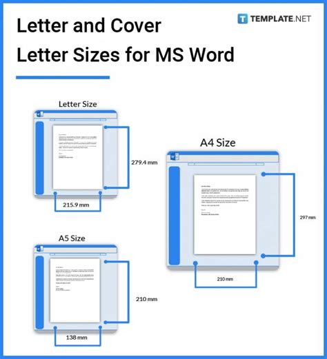 Normal Size Of Letter In Microsoft Word