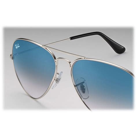 無料ダウンロード ray-ban rb3025 aviator sunglasses - gold/light blue gradient ...