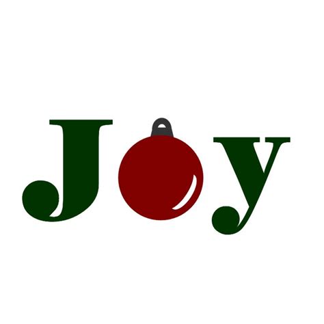 Free Clipart N Images: Holiday Word Art ~ Joy | Happy holidays clip art ...