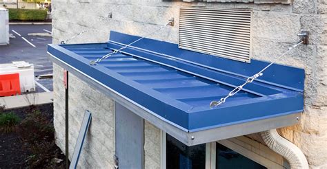 Metal Canopy with Standing Seam Roof - Bensalem Metal