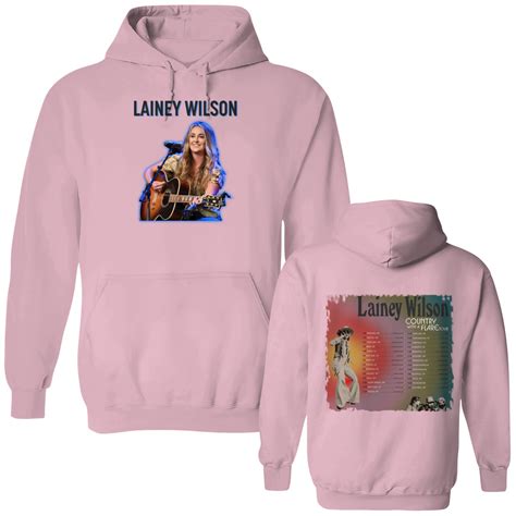 Lainey Wilson Country Music Merch Lainey Wilson Tour 2023 Double Sided ...