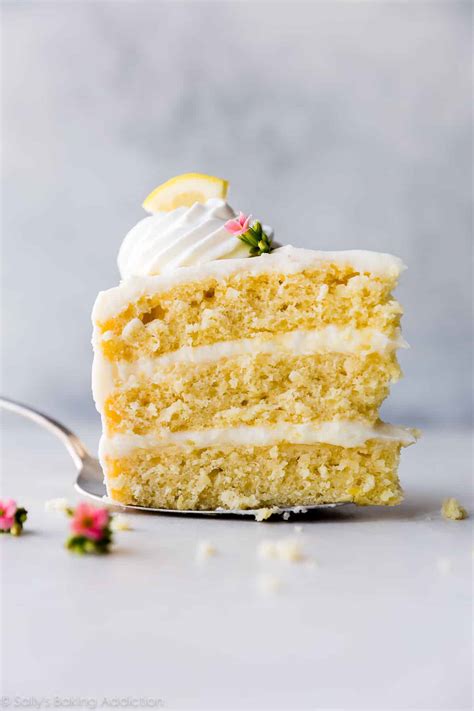 Lemon Layer Cake with Lemon Cream Cheese Buttercream - Sally's Baking ...