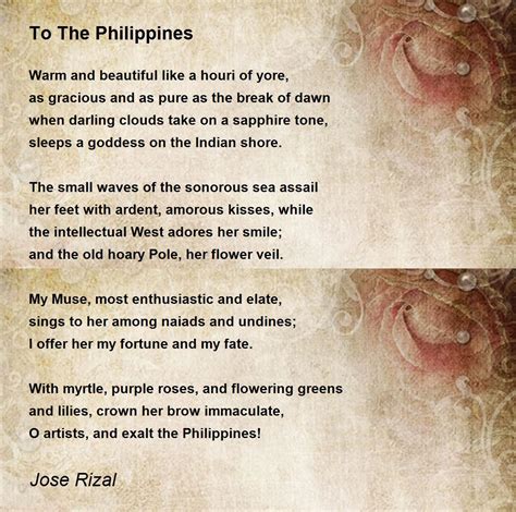 😍 Heroism poem by jose rizal. NATIONAL HERO. 2019-01-28