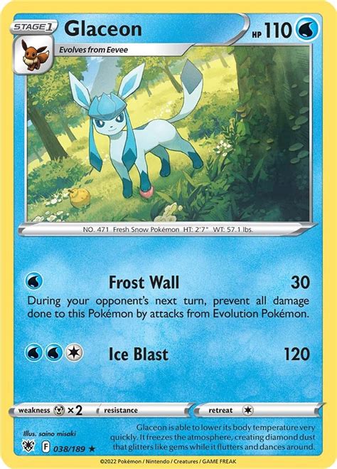 Glaceon - SWSH10: Astral Radiance - Pokemon