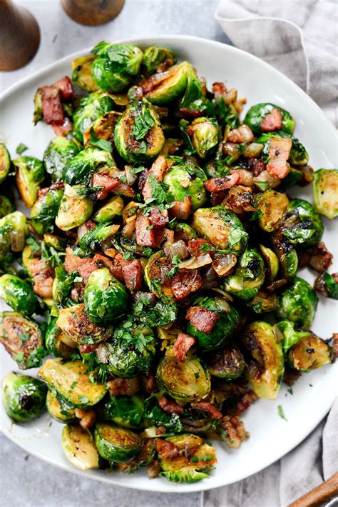 Caramelized Balsamic Glazed Brussels Sprouts - Karinokada