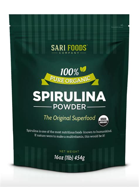 Organic Spirulina Powder: Naturally occurring vitamins and minerals ...