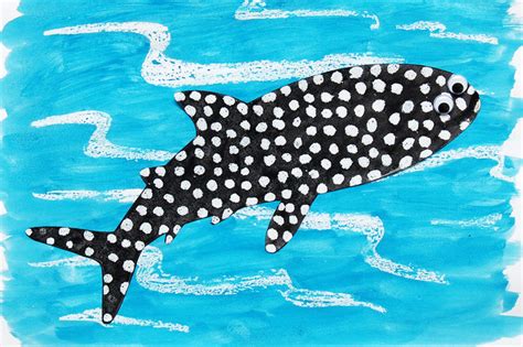 Crayon Resist Whale Shark | Kids' Crafts | Fun Craft Ideas ...