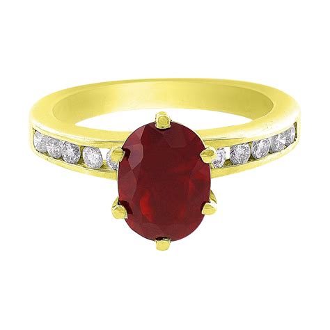 Estate Red Opal Diamond Ring – CJ Charles Jewelers