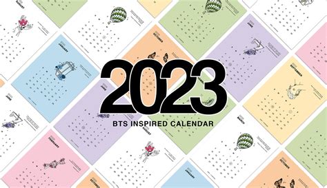 2023 BTS Calendars.