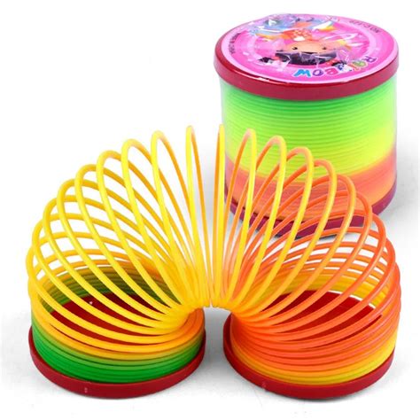 Aliexpress.com : Buy 2017 New Colorful Rainbow Plastic Magic Slinky ...