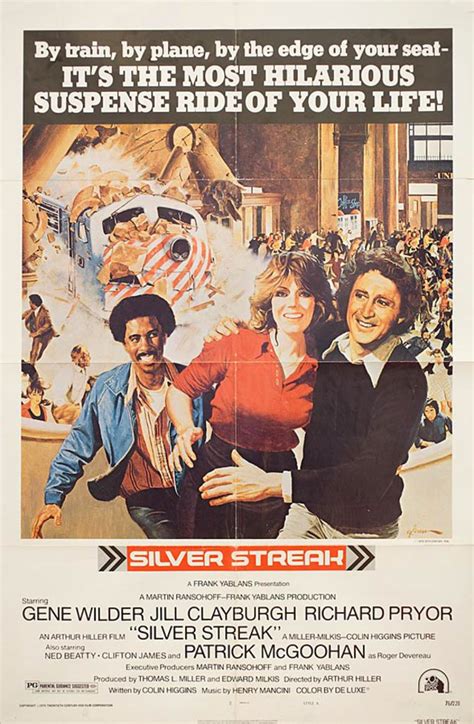 Silver Streak Original 1976 U.S. One Sheet Movie Poster - Posteritati ...