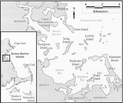 Location map of Boston Harbor Islands. | Download Scientific Diagram