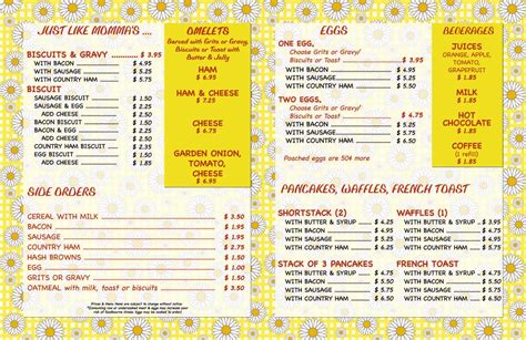 Sunset Restaurant Menu, Menu for Sunset Restaurant, Franklin, Franklin ...