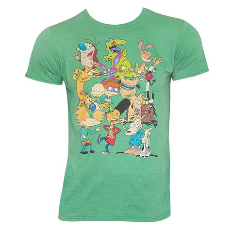 Nickelodeon Men's Green 90's Rewind T-Shirt-Small - Walmart.com