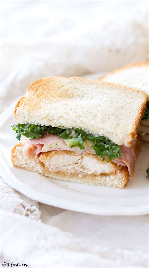 Chicken Cordon Bleu Sandwich - A Latte Food