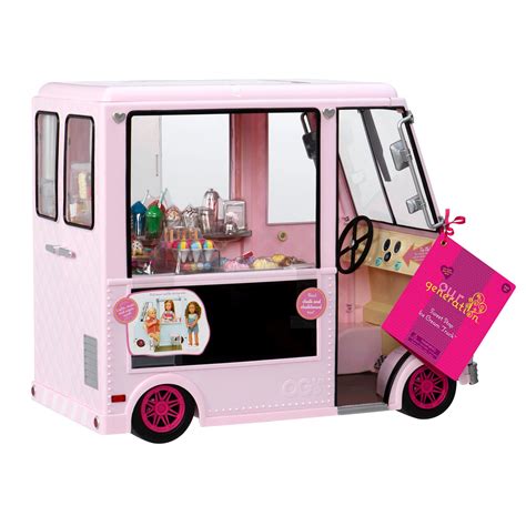 Our Generation Sweet Stop Ice Cream Truck - Pink | American girl doll ...