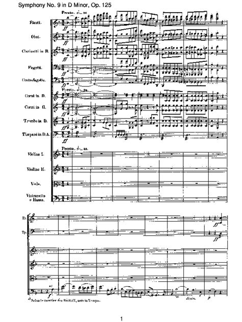 (PDF) Beethoven 9th Symphony full score | Galuh Nur Prasidhilaskmi ...