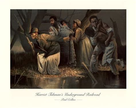 Fine Art Print Poster Harriet Tubman's Underground Railroad by Paul ...