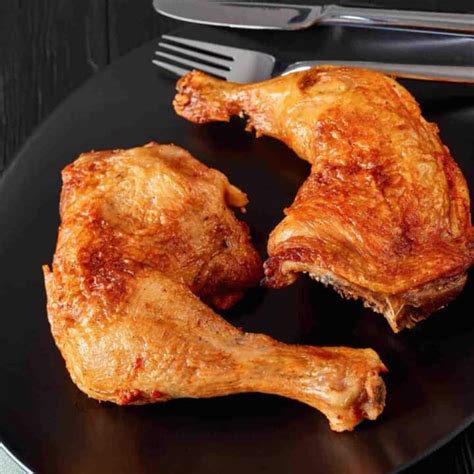 Crispy Chicken Leg Quarters (Keto, Paleo, Whole30, Low-Iron) - Heather ...