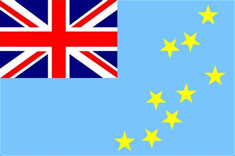 Tuvalu Flag 5'x3' : Amazon.co.uk: Garden