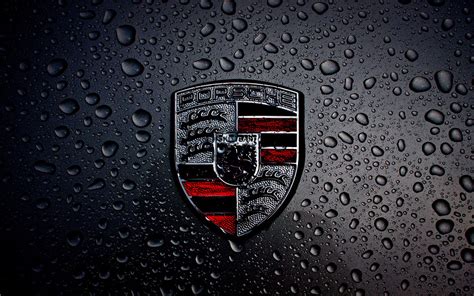 🔥 Free Download Dark Porsche Logo Hd Wallpaper For Desktop And Ipad by ...