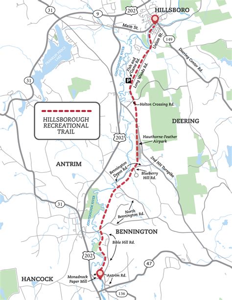 Biking on the Hillsborough Recreational Trail - NH State Parks