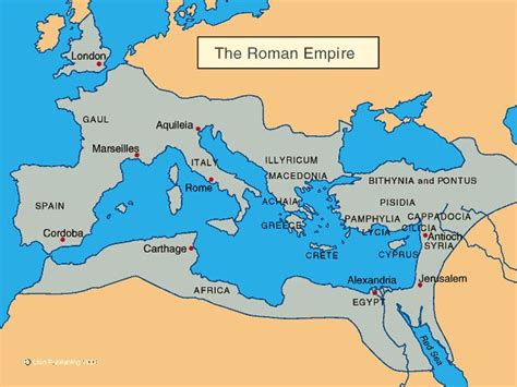 roman-empire-map | Ancient rome map, Roman empire map, Roman empire