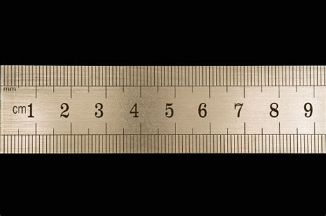 Steel Centimeter Ruler Stock Photo - Download Image Now - iStock