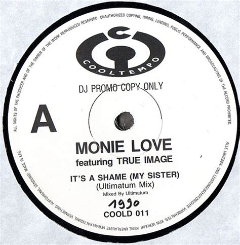 Monie Love Featuring True Image - It's A Shame (My Sister) (1990, Vinyl ...