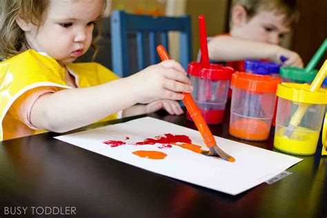 3 Must-Haves for Painting with Toddlers - Busy Toddler