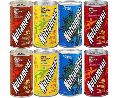 Nutrament Energy Drinks, 8ct Variety Pack - Walmart.com