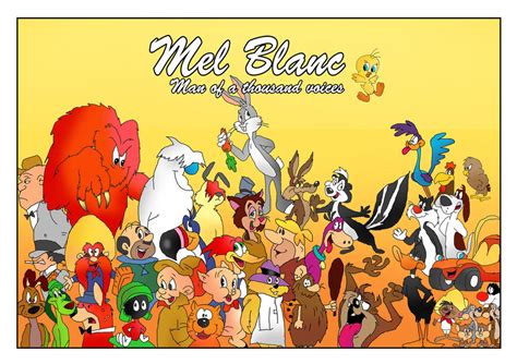 Mel Blanc, Man of a thousand voices by raggyrabbit94 on DeviantArt