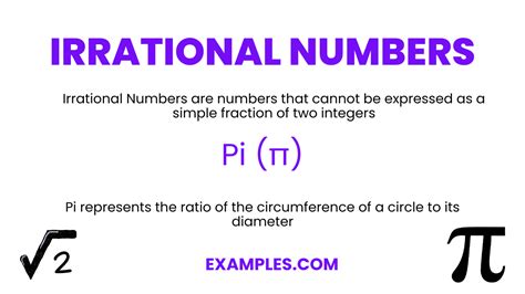 Irrational Numbers - Examples, Format, PDF