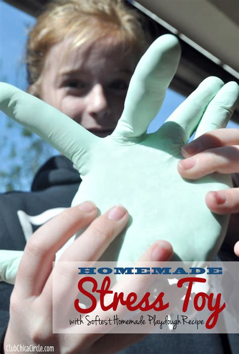 Homemade Stress Toy with the Softest 2-ingredient Play Dough Recipe