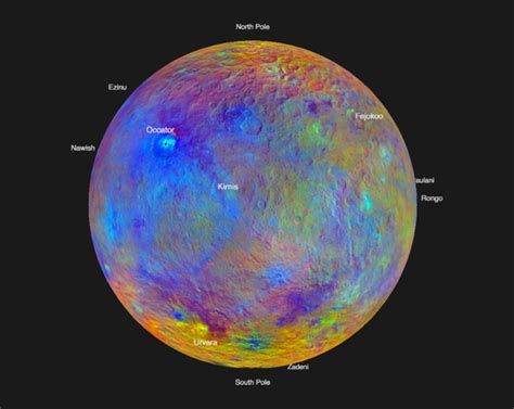 NASA’s Dawn Spacecraft Maps the Surface of Ceres - The New York Times