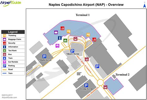 Naples airport terminal map - Map of naples airport terminal (Campania ...