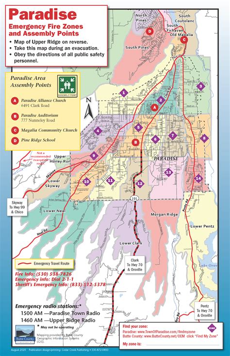 Paradise Evacuation Map | Paradise, CA