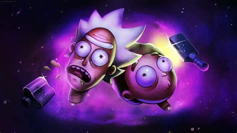 Rick And Morty In Space Live Wallpaper - WallpaperWaifu