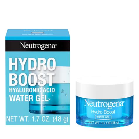 Neutrogena Hydro Boost Hyaluronic Acid Water Gel Face Moisturizer, 1.7 ...