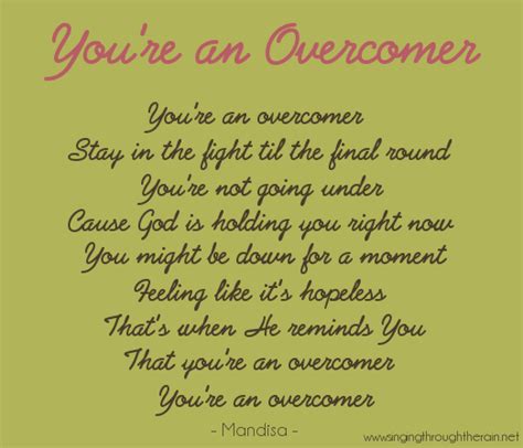 You're an Overcomer - Singing Through the Rain