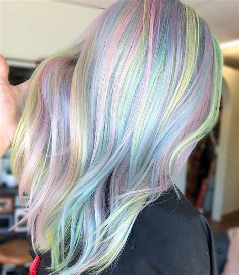 Pastel rainbow hair color 🌈🌈🌈 #pastel #colorful #haircolor | Pastel ...